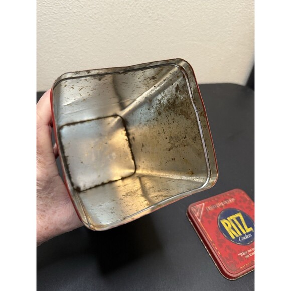 VINTAGE 1987 RITZ CRACKERS LIMITED EDITION EMPTY TIN CAN - Picture 2 of 9